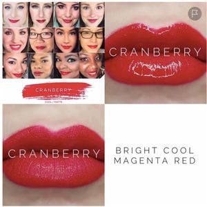 lipsense cranberry with free gloss